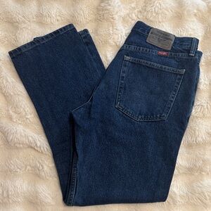 Wrangler Men's Dark Blue Relaxed Jeans